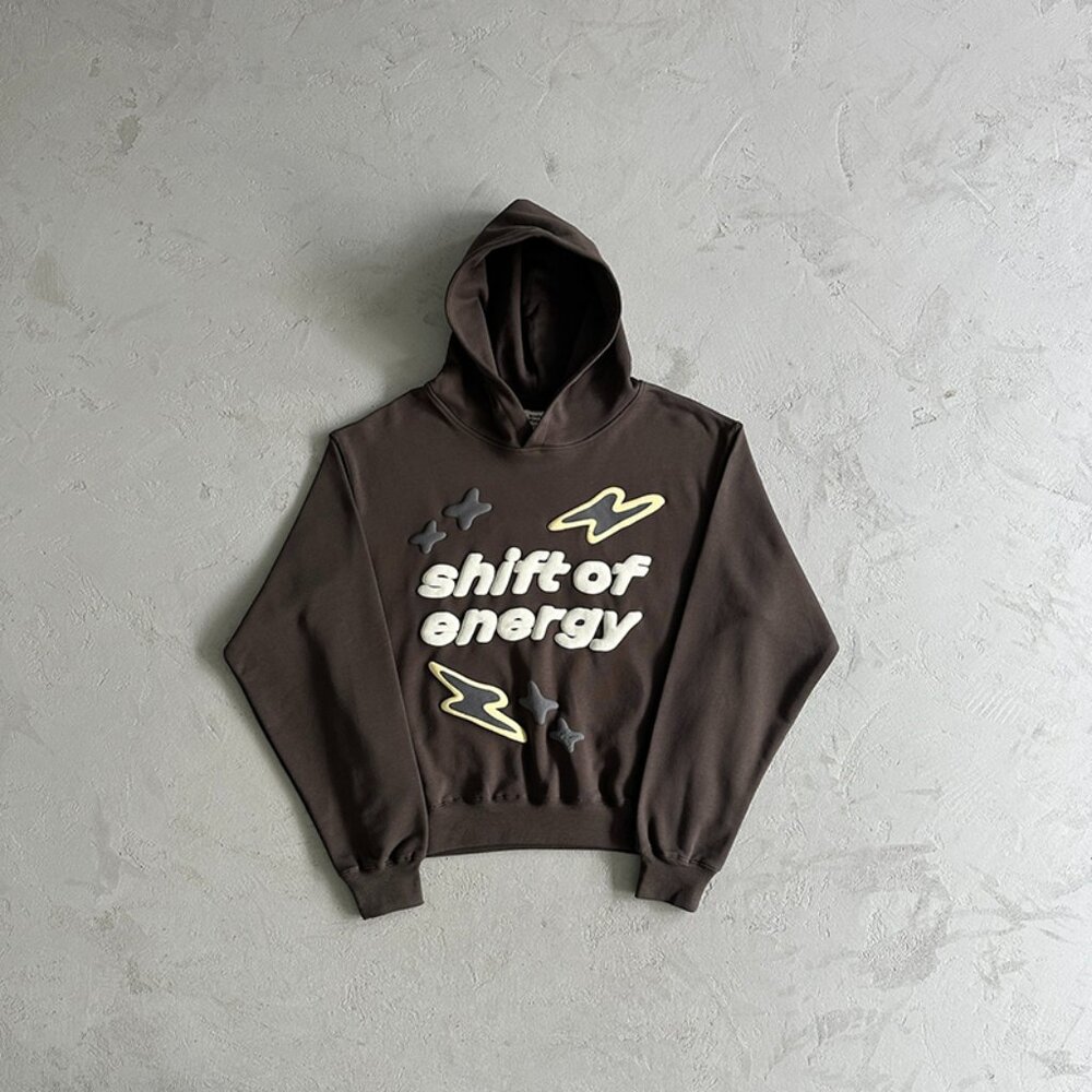 Broken Planet Shift Of Energyhoodie Dark Brown